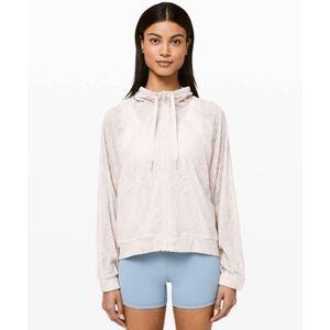 Lululemon In Depth Jacket Lace Light Chrome 6 Athletic Athleisure Spring Lounge